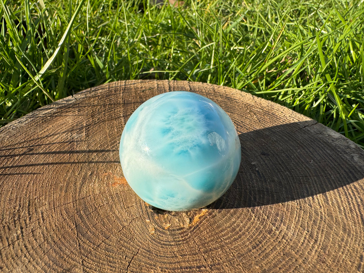 Larimar 🩵 Kugel 3.8cm | HQ